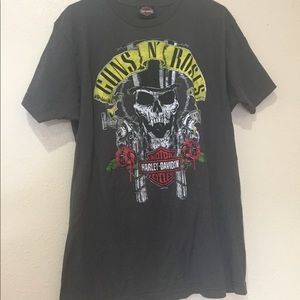 Vintage Harley Davidson Guns N' Roses tee